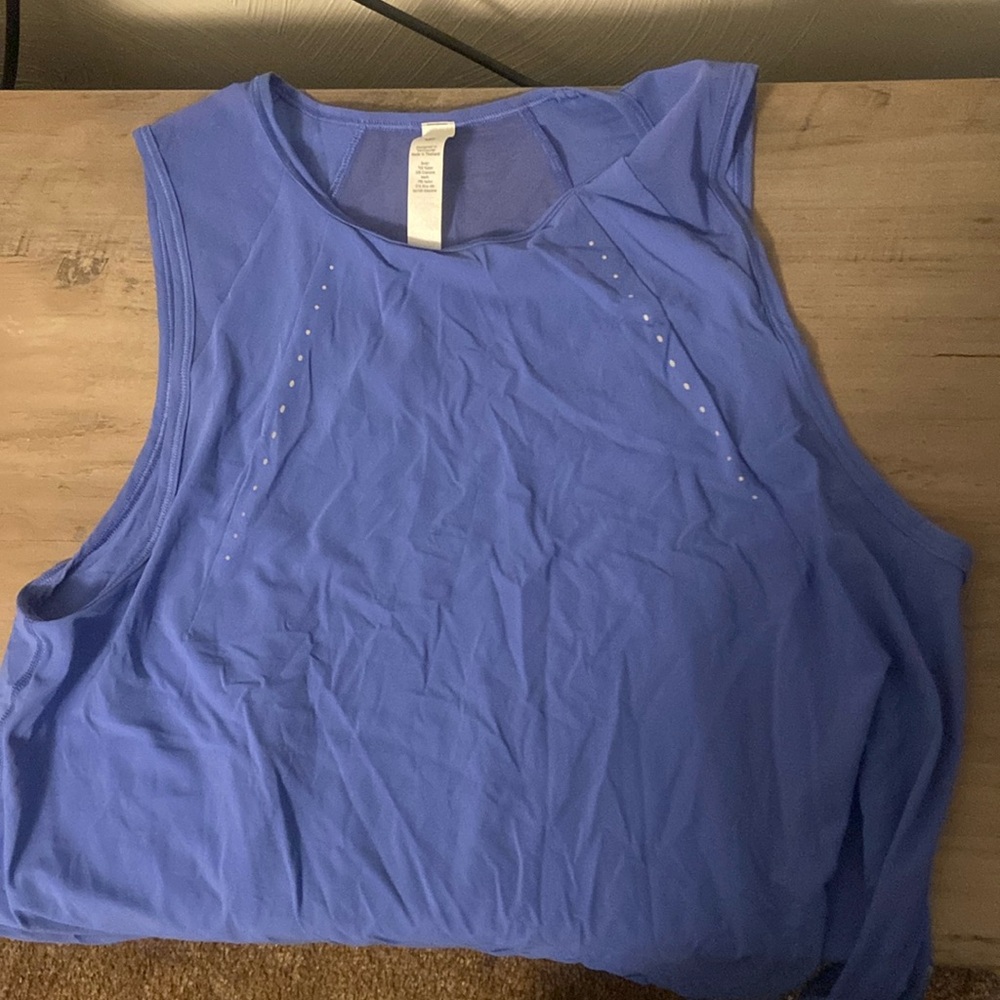 Lululemon sculpt cropped tank top size 8